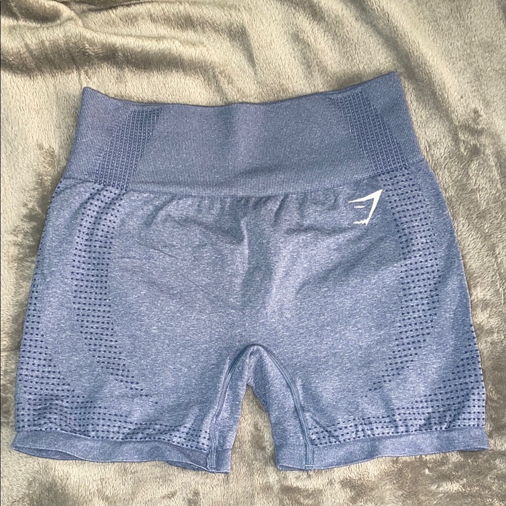Seamless Blue Women's Shorts